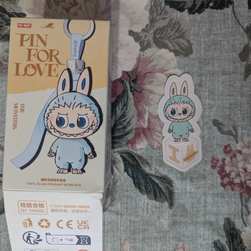 Popmart Labubu Pin For Love Confirmed I